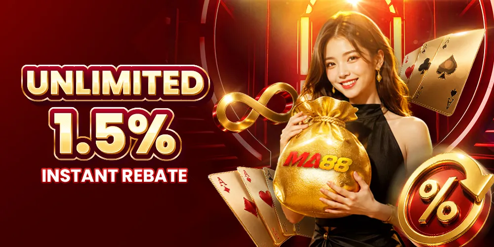 MA88 Promotions Malaysia Unlimited Instant Rebate